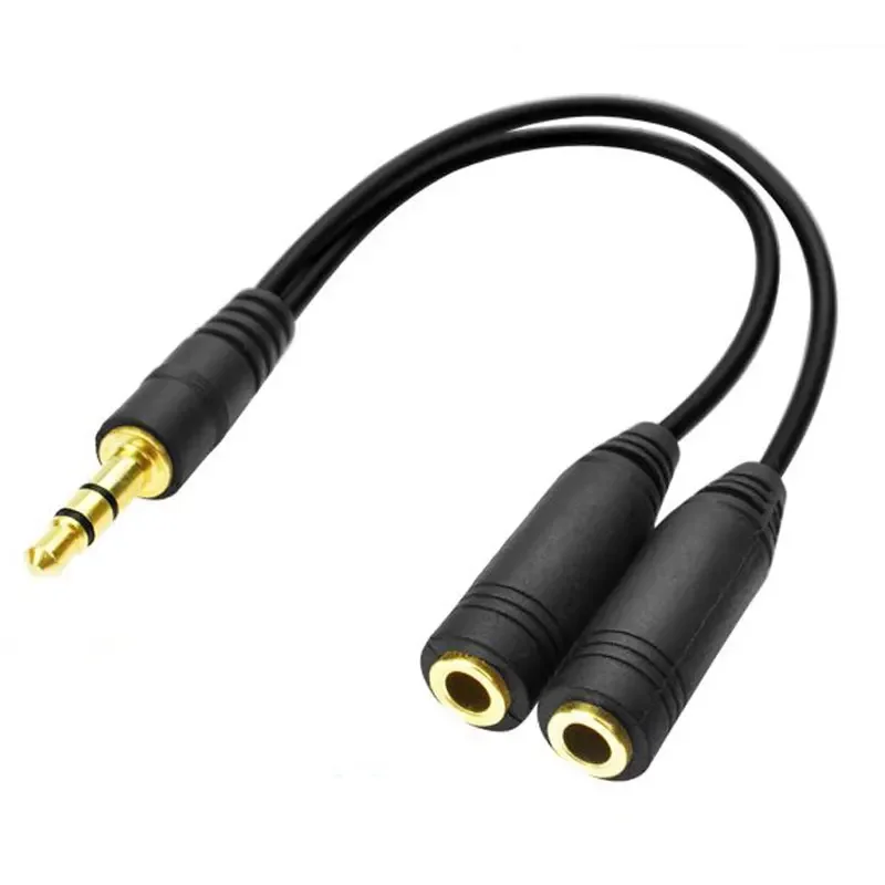 Audio Splitter Y - Divisor de auriculares, cable de extensión