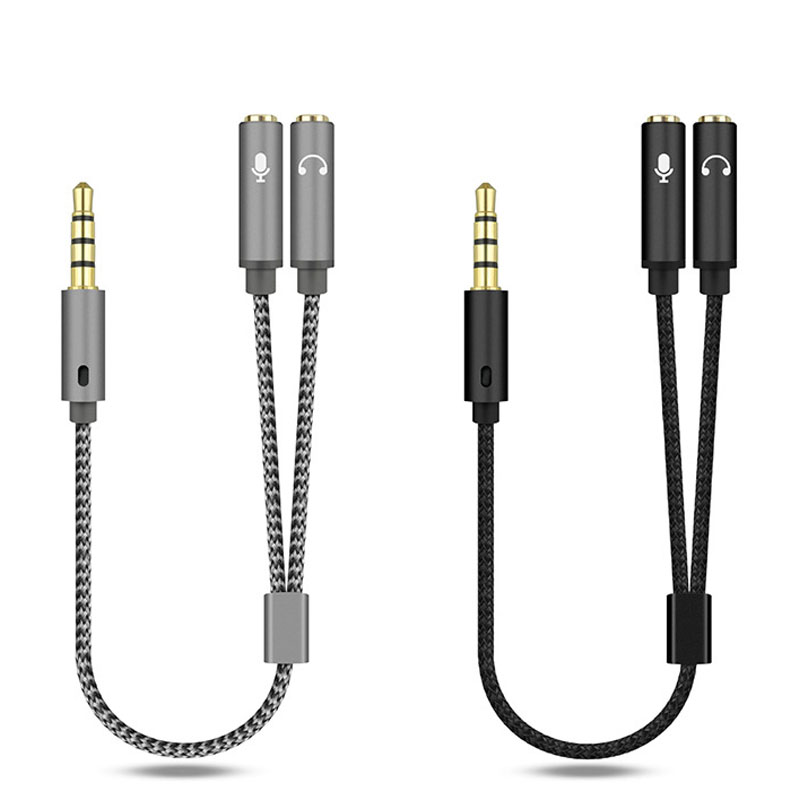 Earphone Splitter Jack - 1 Unidad Divisor de Audio de