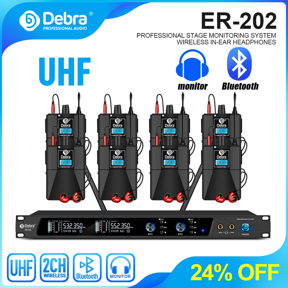 In Ear Monitor Iem - Sistema de monitoreo inalámbrico intraauricular Debra