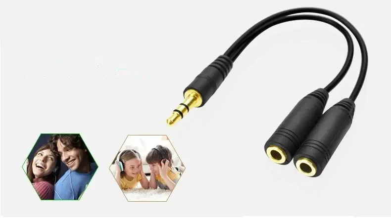 Divisor de auriculares, cable  - Audio Splitter Y reseña y precio
