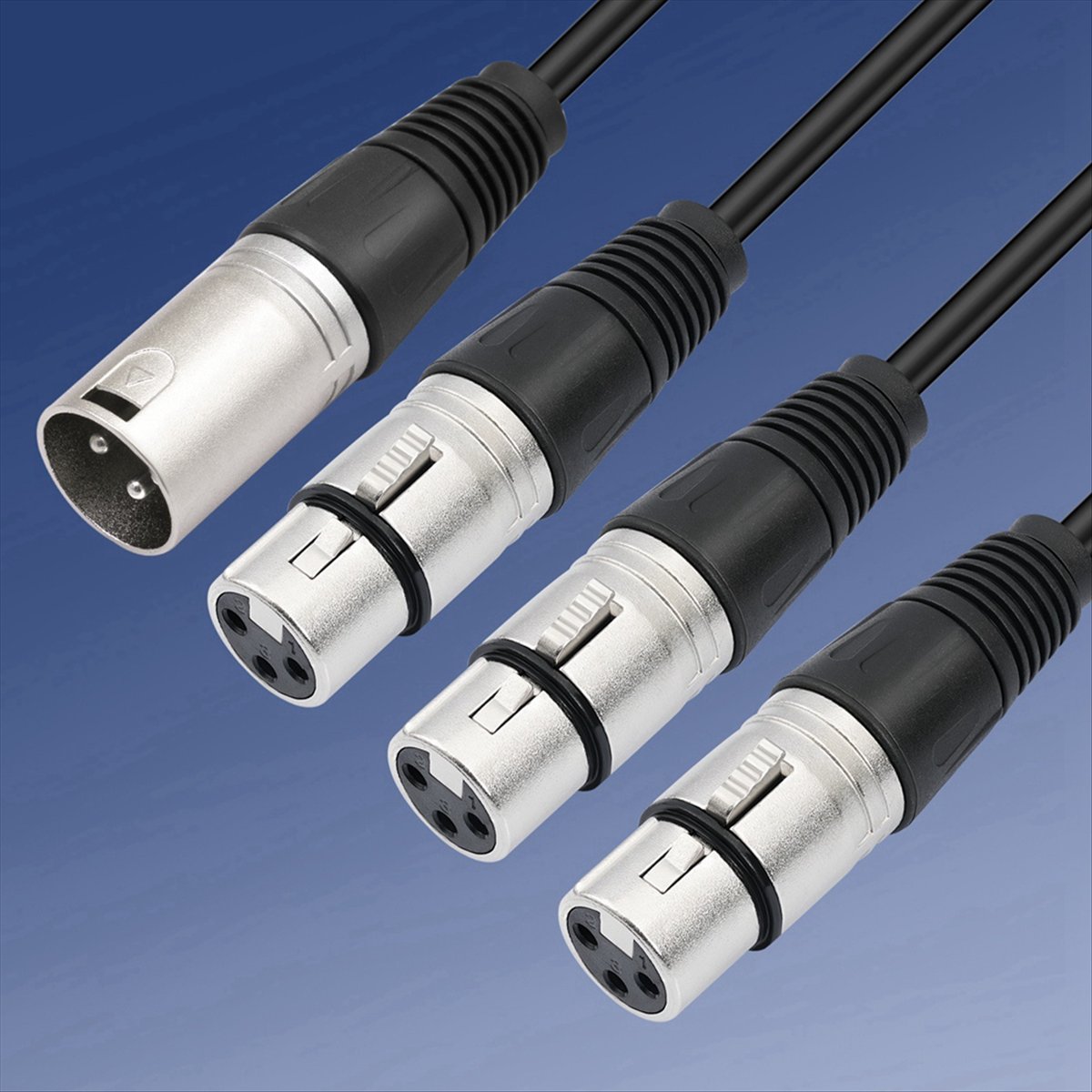 (PQWN) Cable divisor XLR de 3  - Audio Splitter Y reseña y precio