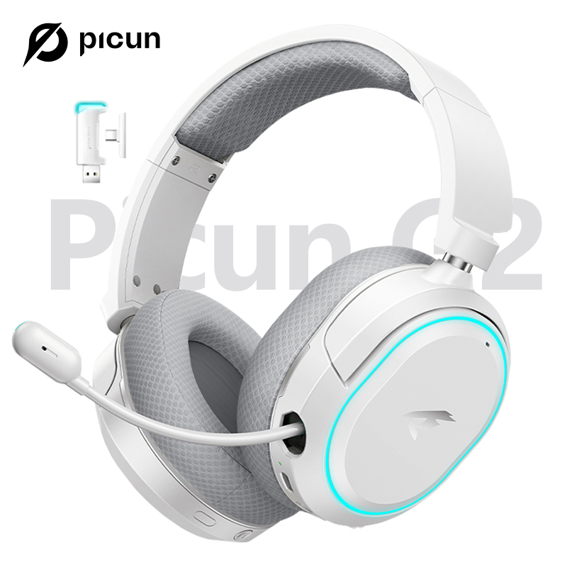 Picun G2 2,4 GHz Bluetooth aur - Gaming Headset Rgb reseña y precio