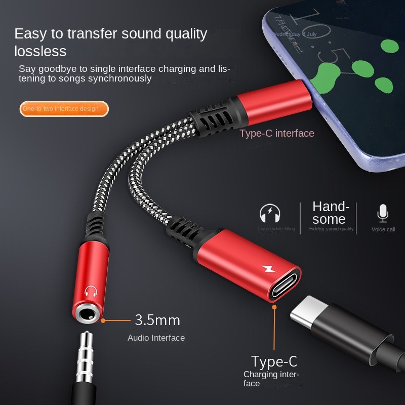 Cable de carga rápida PD 2 en  - Earphone Splitter Jack reseña y precio
