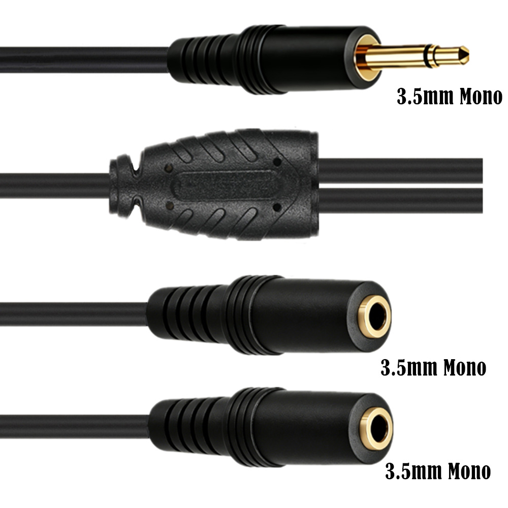 Cable divisor de audio TS mono - Audio Splitter Y reseña y precio