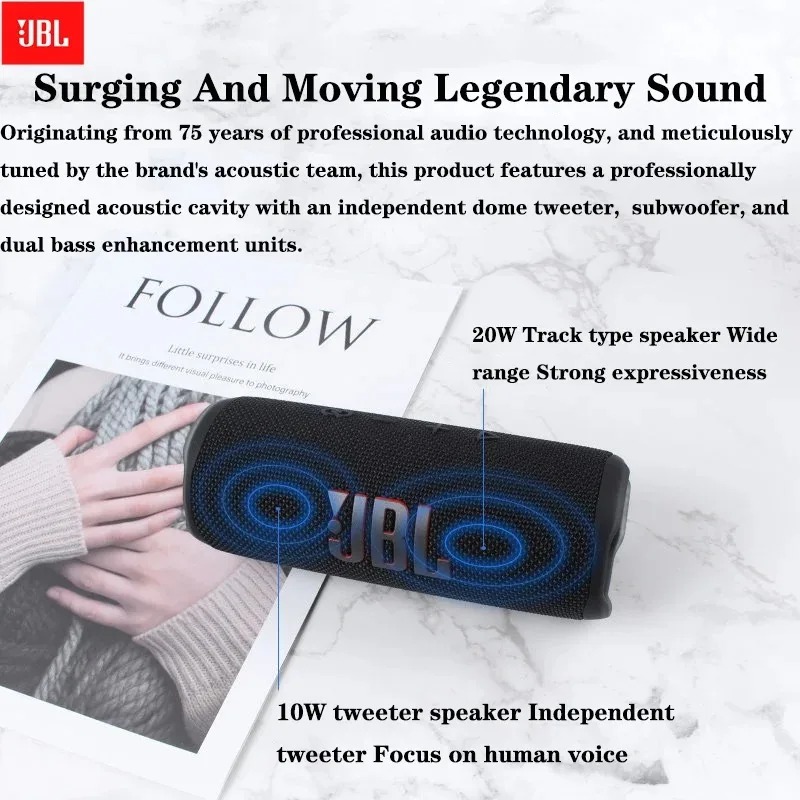 Altavoz inalámbrico para exter - Jbl Speaker Flip 6 reseña y precio
