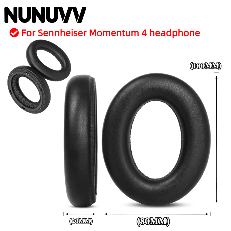 Almohadillas NUNUVV con hebill - Sennheiser Headphone Momentum 4 reseña y precio