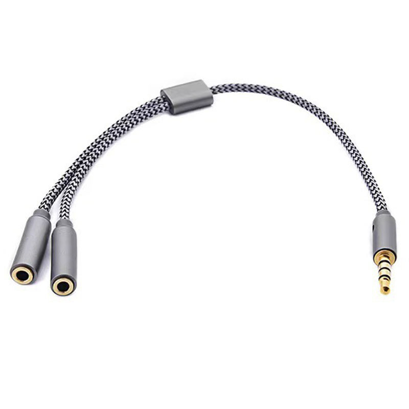 Cable Divisor de Audio Trenzad - Earphone Splitter Jack reseña y precio